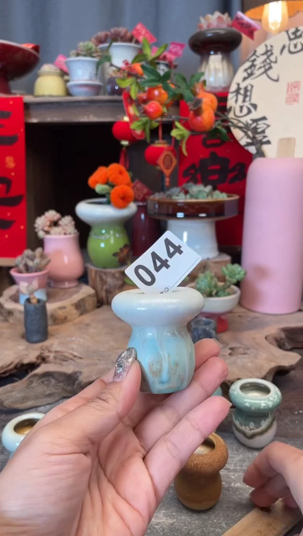 【闪购商品】摆件044微瑕知木小芳花盆