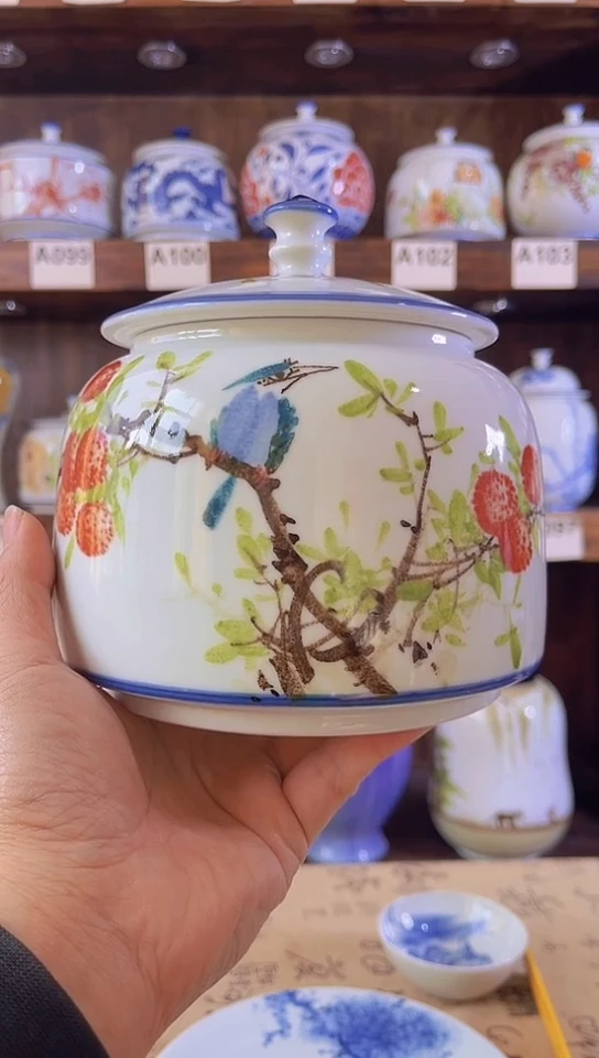 迎君陶瓷纯手工手绘