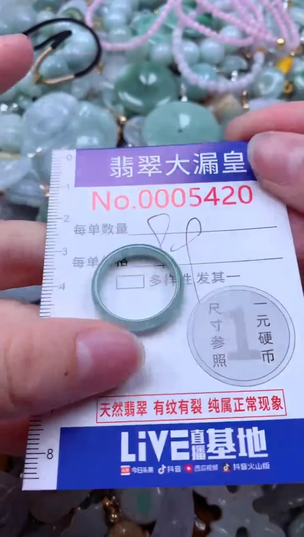 翡翠未镶嵌颈饰5420