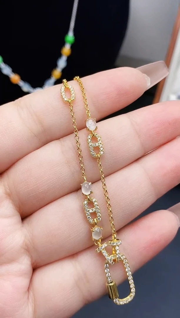 银S925镶嵌戒指翡翠2108