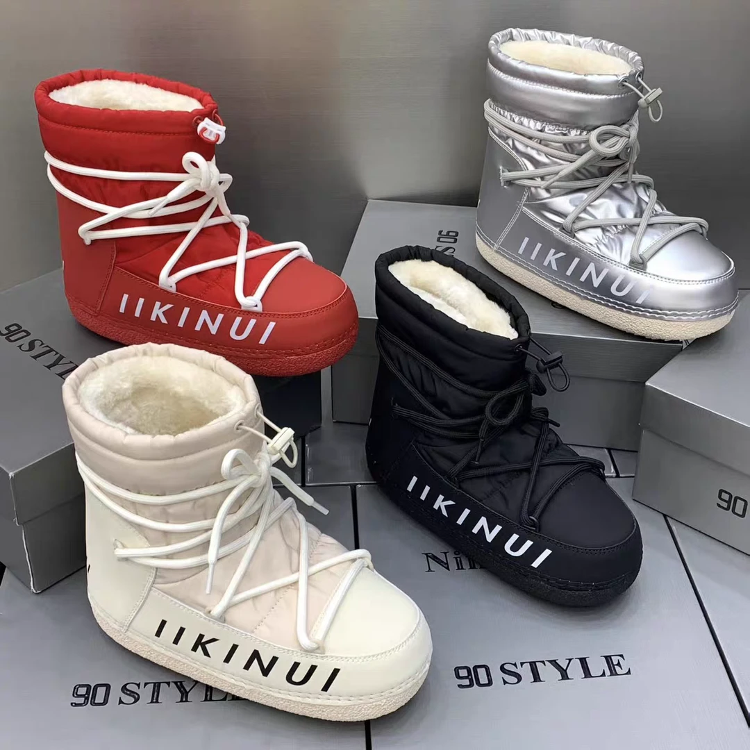 【十六号】欧货太空漫游雪地靴女2025冬季保暖洋气休闲棉鞋潮2601-1