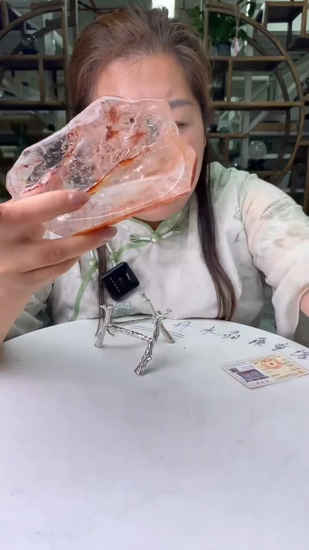 水晶珠宝半成品未镶嵌白水晶原石碗D200