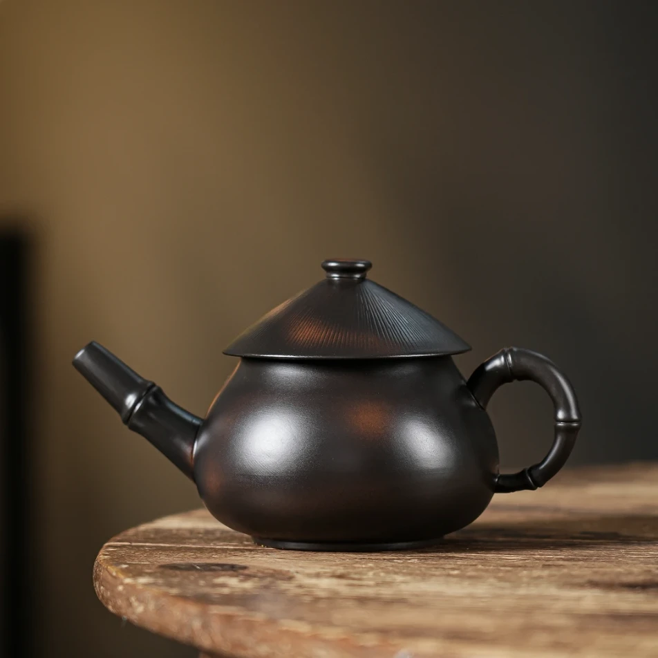 江湖侠客茶壶云南建水紫陶壶手工茶壶高端大容量泡茶壶功夫茶具