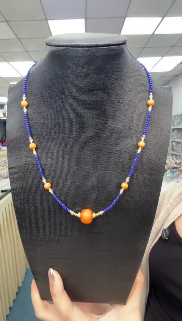 未镶嵌青金石项链01