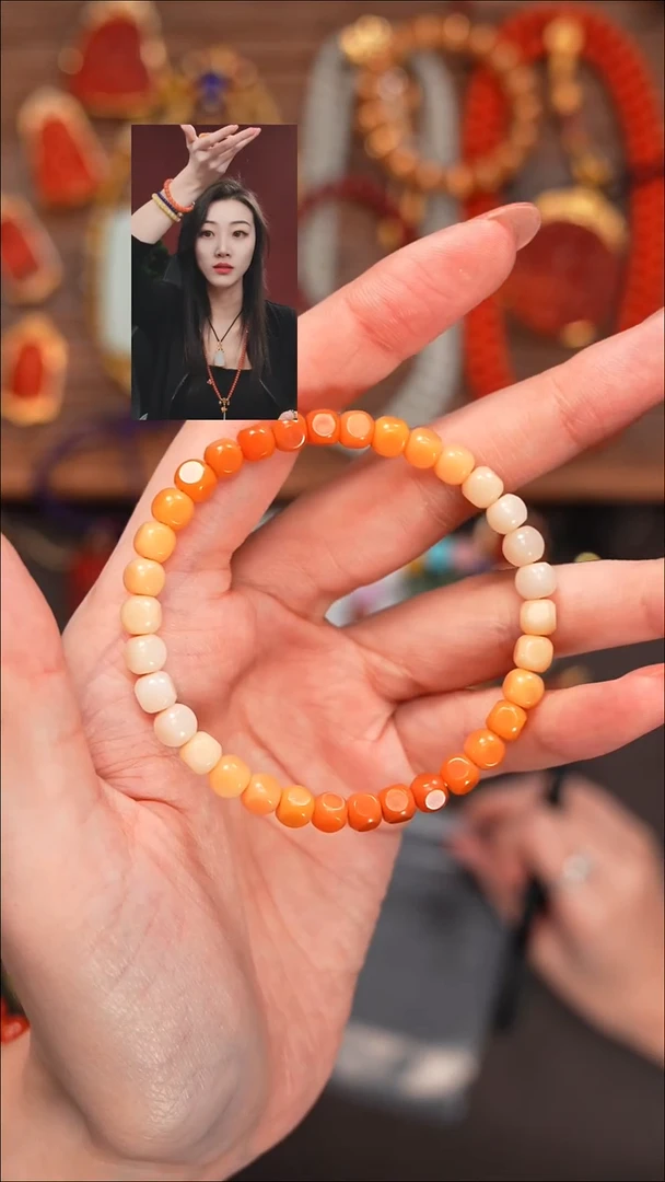 未镶嵌手串石英质玉（缅黄）谁*遇见文玩品质回血