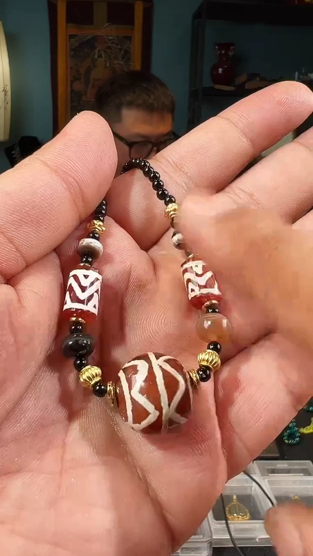 玛瑙/玉髓颈饰未镶嵌项链