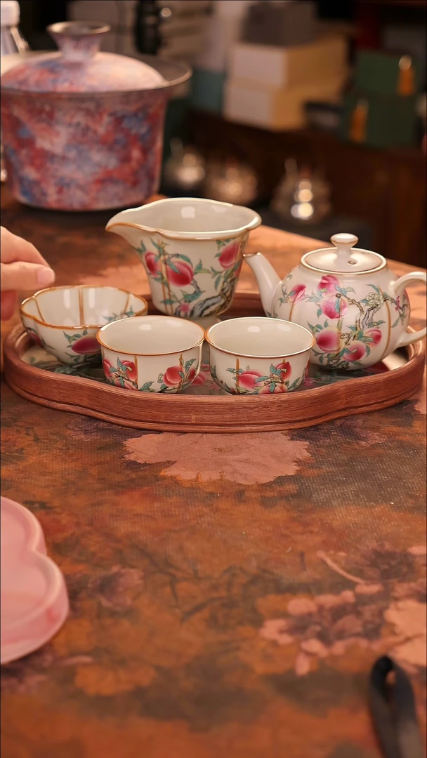 【闪购商品】陶瓷茶具（无礼盒无茶盘）@@A8770