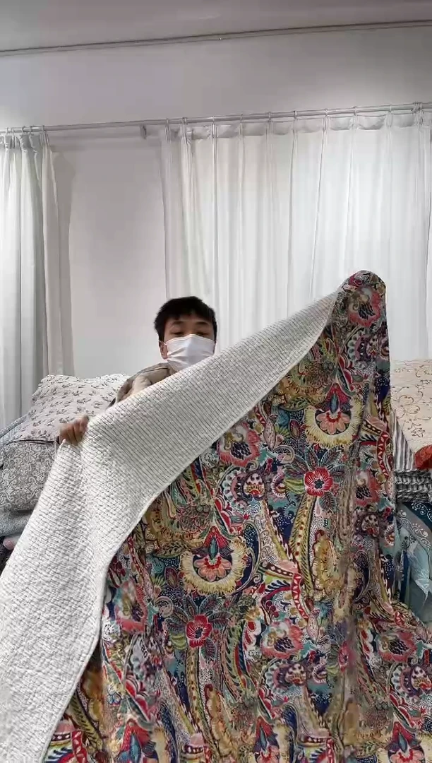 棉200*220纯棉床盖26号微瑕
