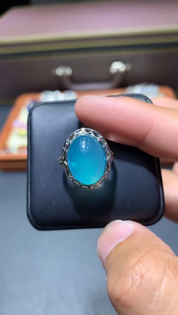 戒指未镶嵌天河石Q37