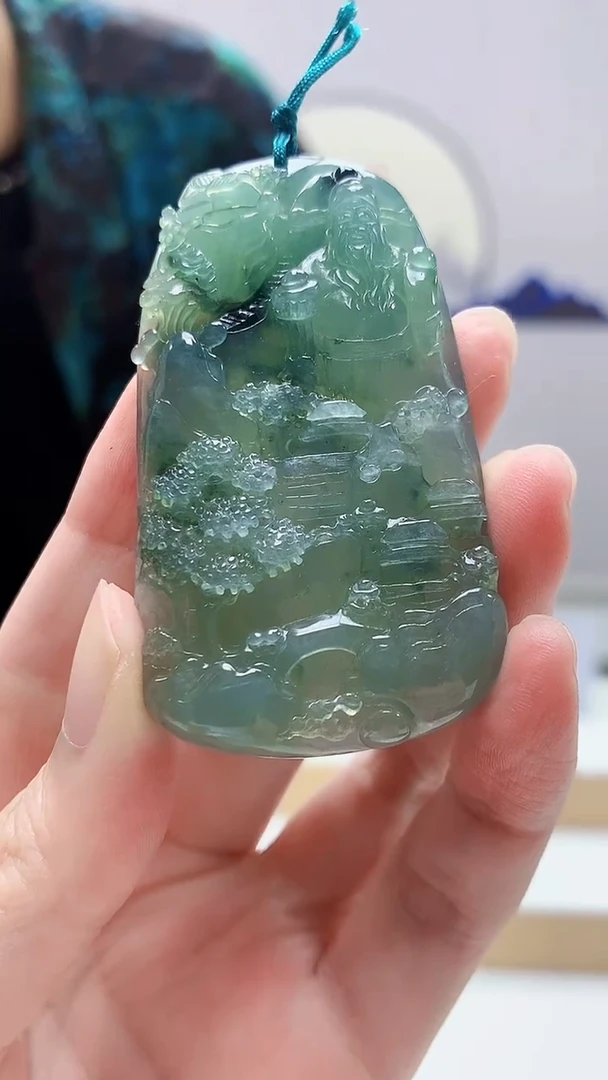 未镶嵌定制翡翠5159zm-毛货挂件101