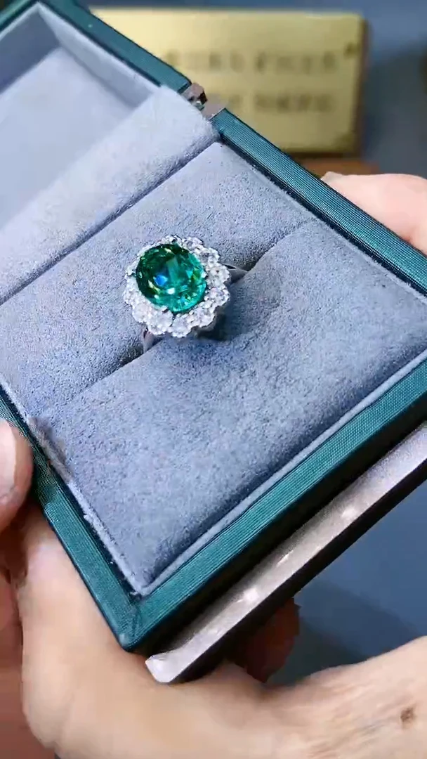 【闪购商品】托帕石戒指银S925镶嵌354