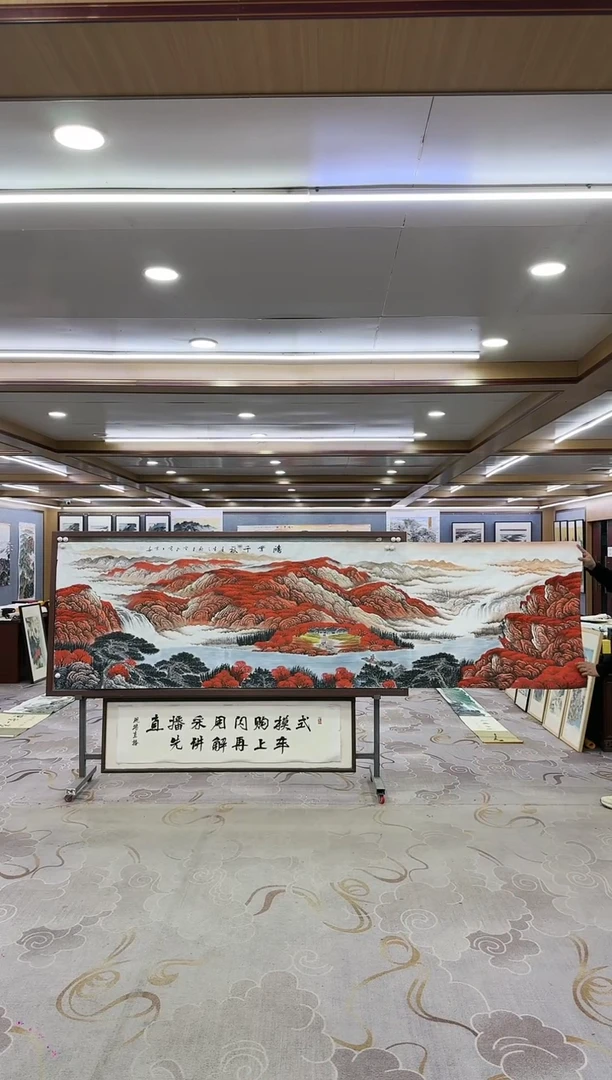 绘画G-刘雪红-小丈二-山水国画1