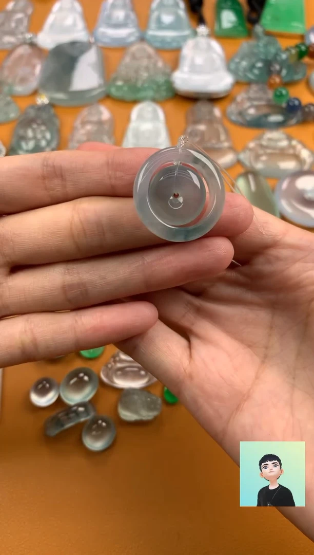 翡翠未镶嵌颈饰15.2-5.9