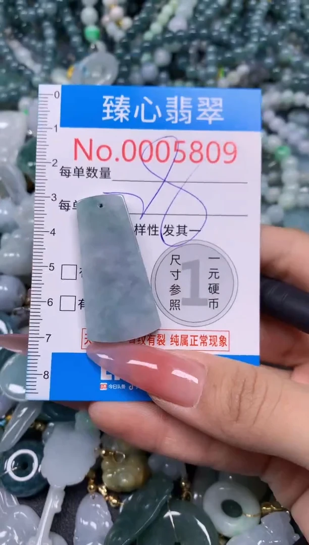 【闪购商品】翡翠颈饰未镶嵌含绳0005809