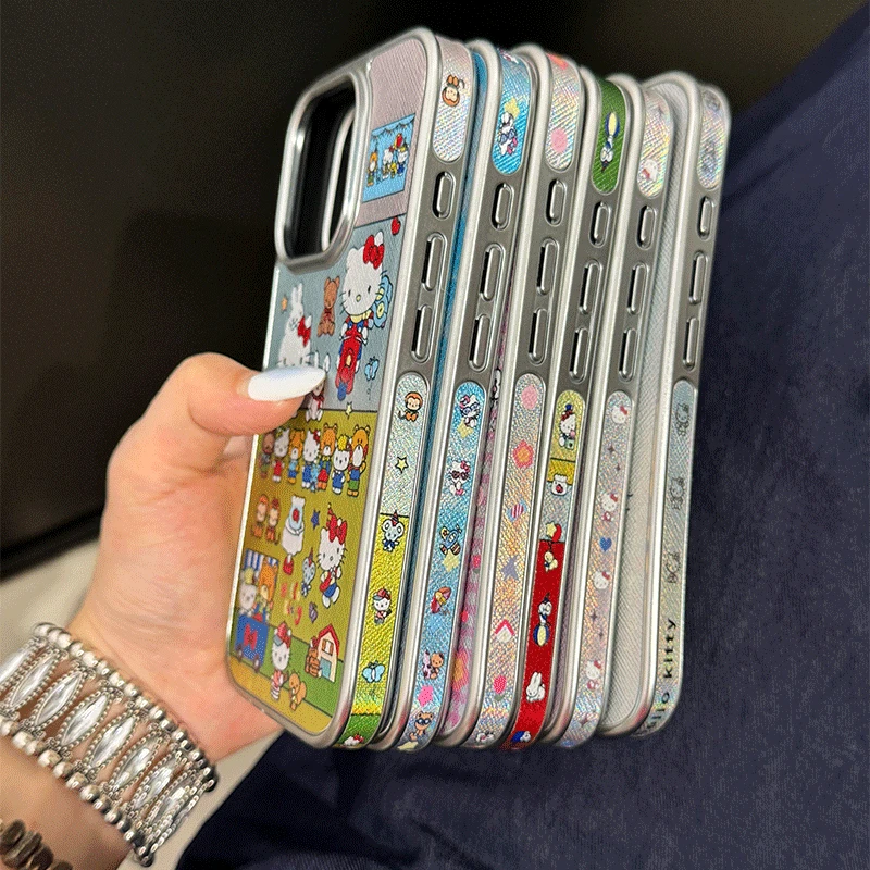 侧边打印kt合集适用iPhone16promax苹果13手机壳12小众11电镀14女