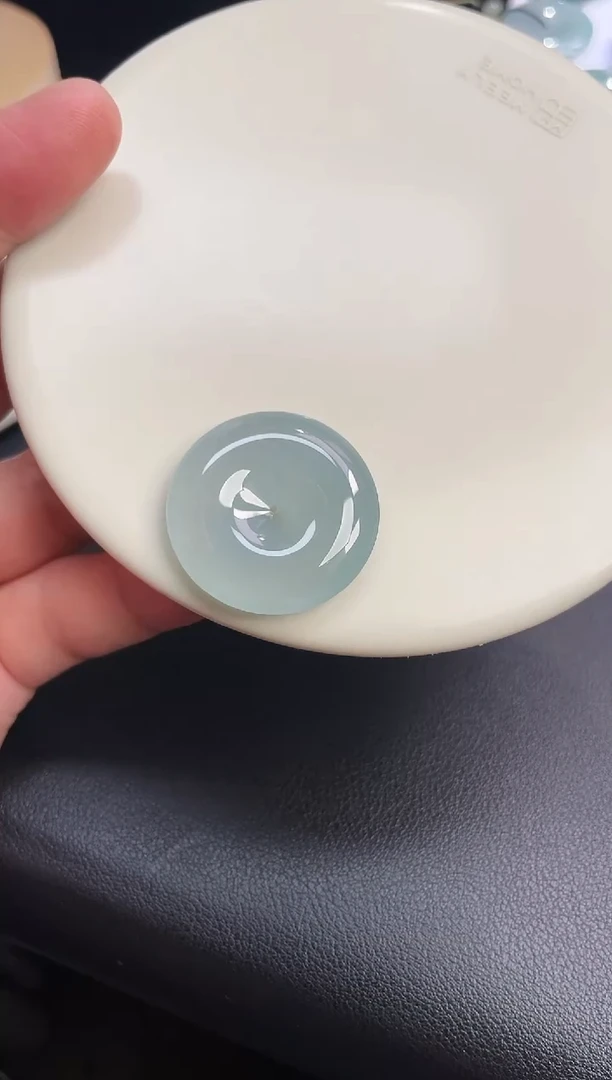 颈饰未镶嵌翡翠【35】平安扣 尺寸 28.8   5.9mm