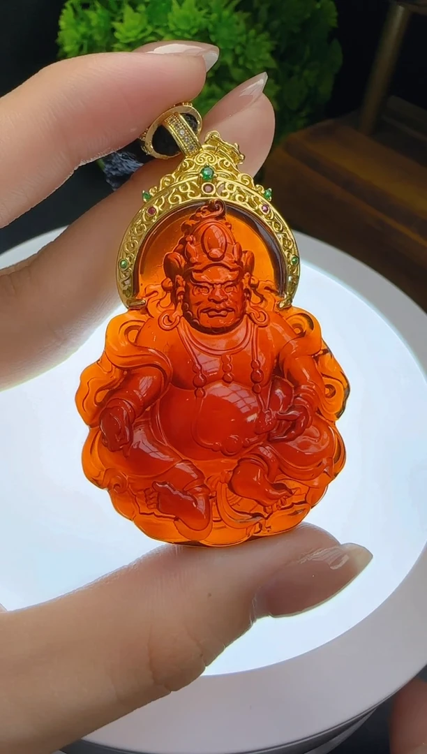 【闪购商品】琥珀裸石未镶嵌吊坠