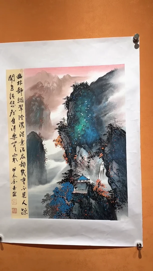 国画刘金玉老师亲笔手绘