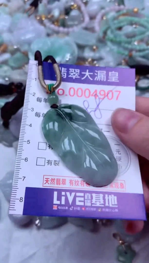 吊坠(不含链)未镶嵌翡翠4907
