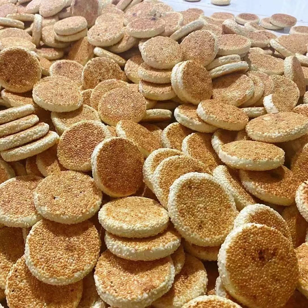 （工厂直发）湖北通城家乡特产老式芝麻月饼10个一罐