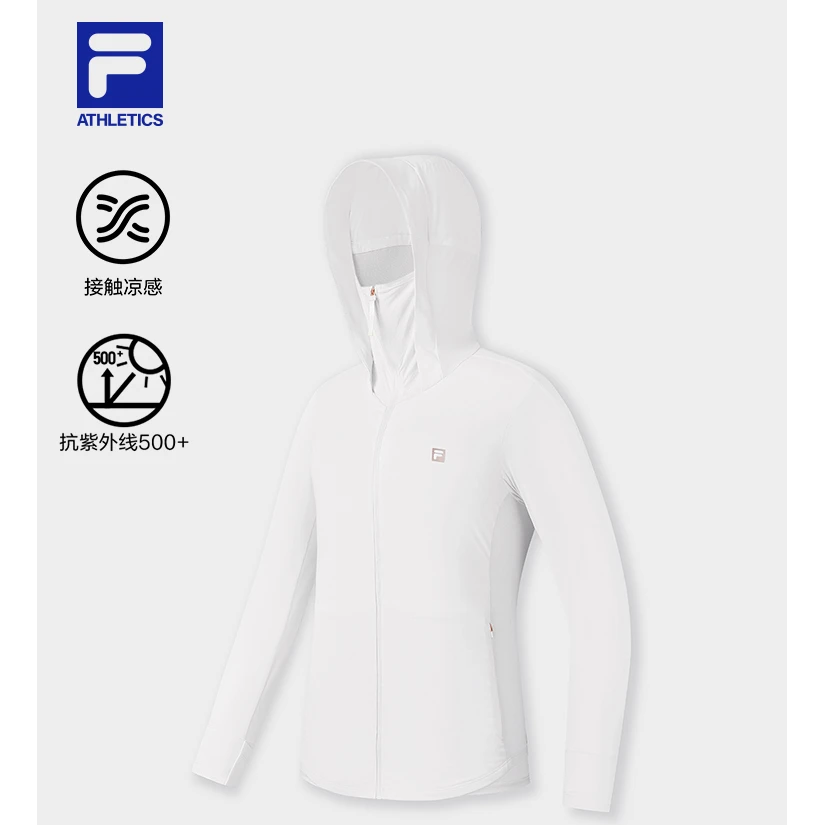 Fila/斐乐防晒衣女【欧若风薄防晒外套】连帽透气防晒服A11W521505F