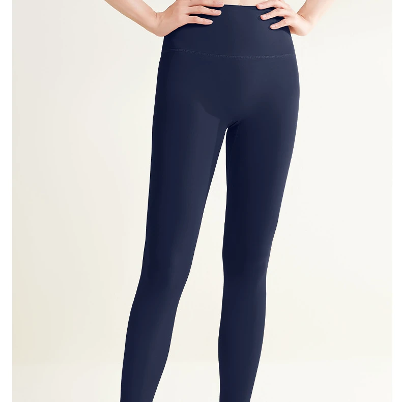 无尴尬线蜜桃提臀瑜伽裤高腰收腹跑步运动裸感瑜伽裤女