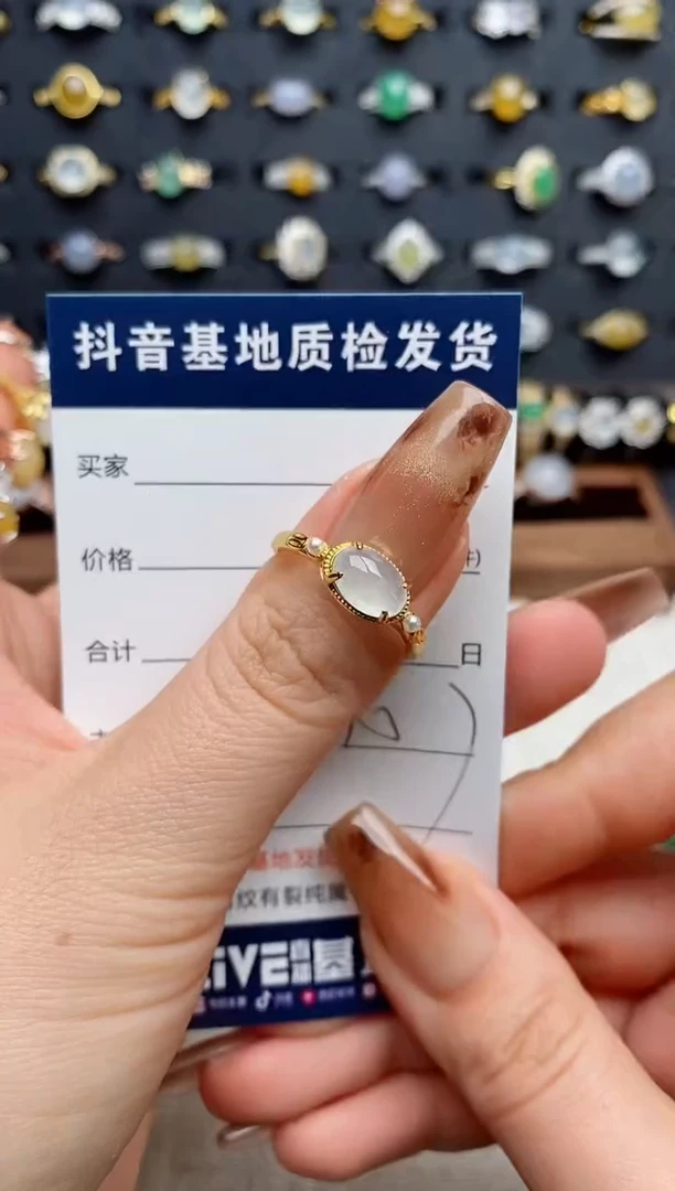 银S925镶嵌戒指翡翠?****?..