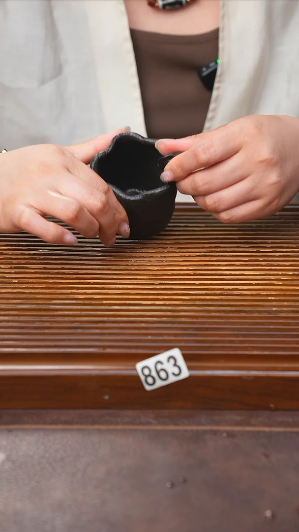 万古烧粗陶手工茶具