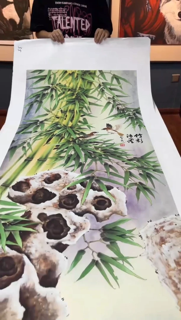 国画九霄甄选国画作品35