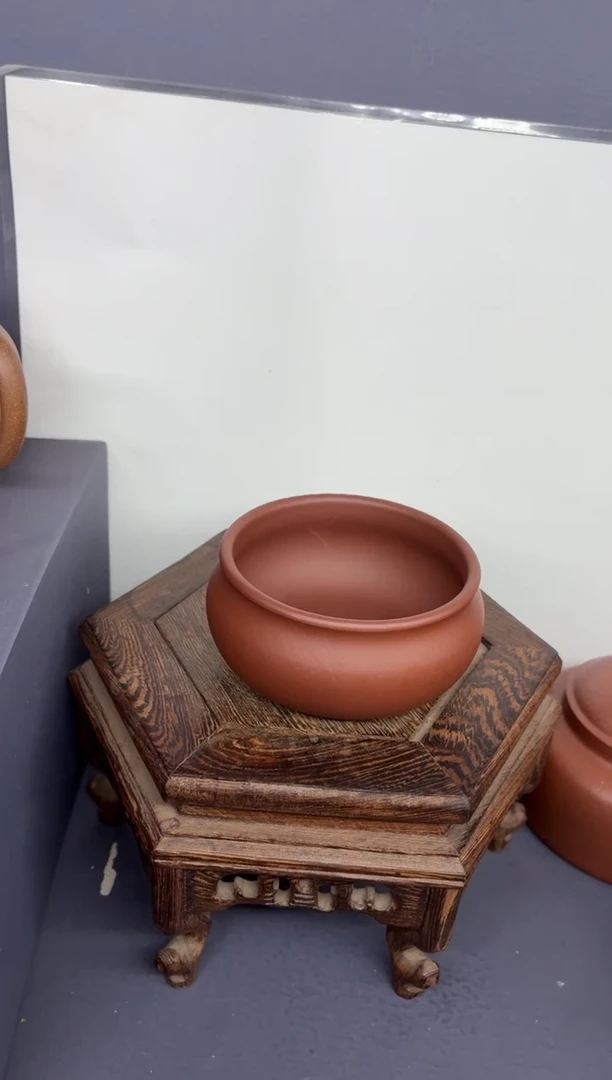 茶壶紫砂底槽清 洱杯