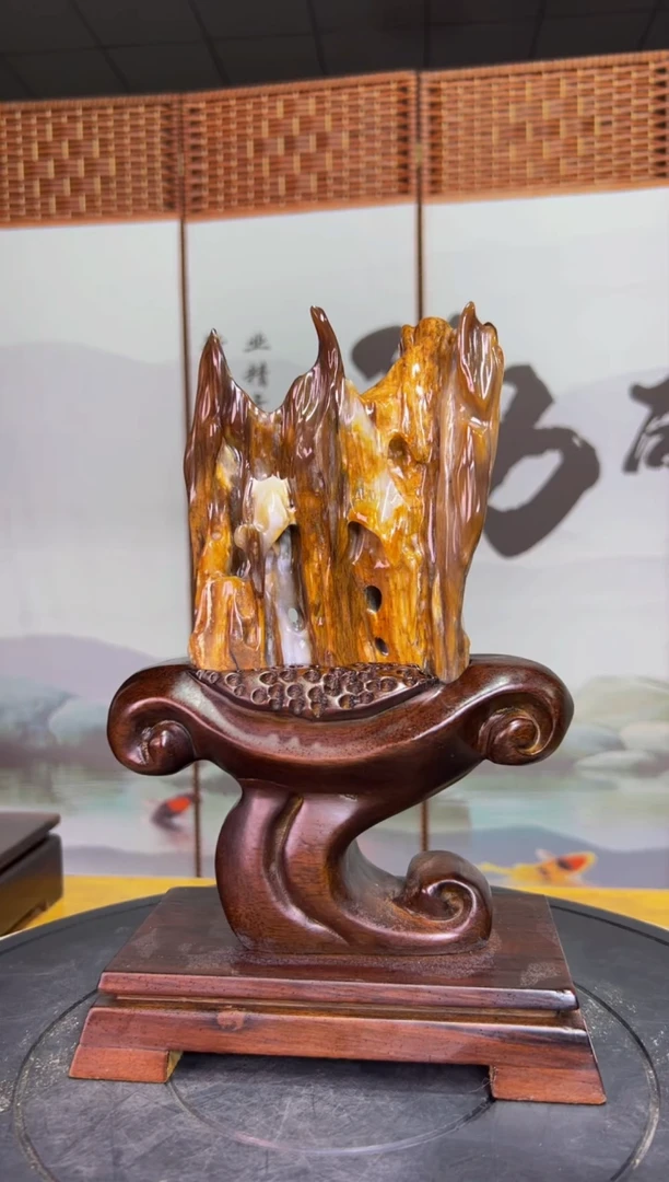 未镶嵌珠宝奇石硅化玉1