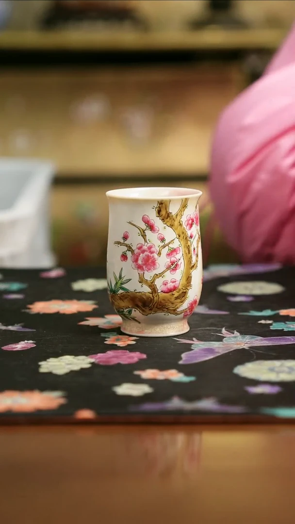 景德镇陶瓷杯碗柴烧多人