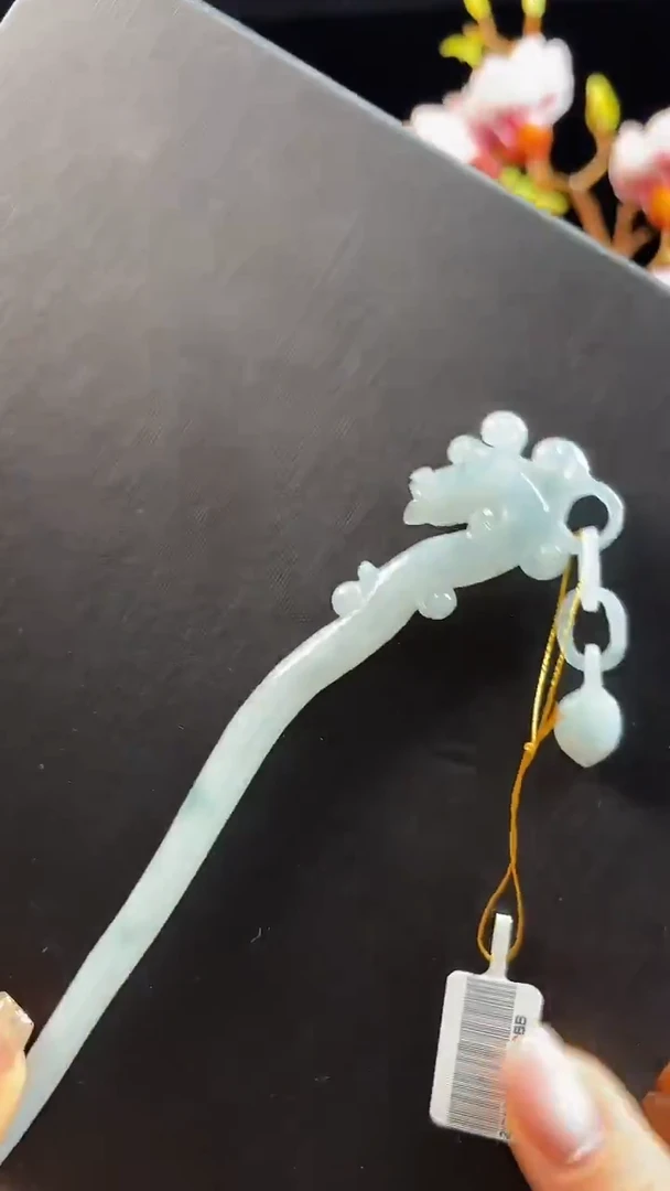 翡翠未镶嵌发饰发簪