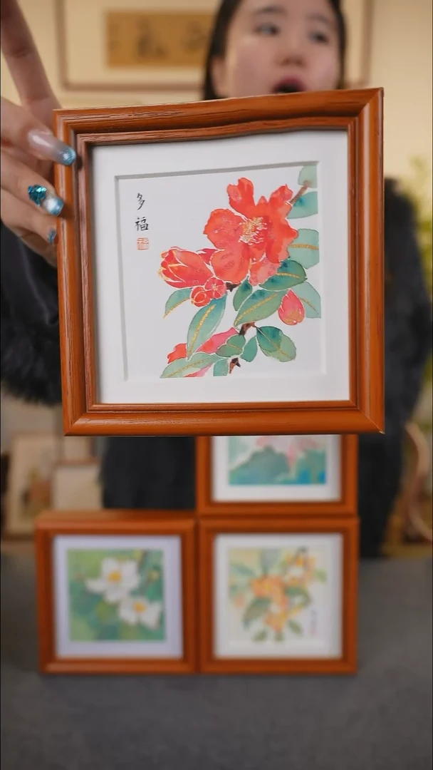 横款鹿鸣现代美术馆-岳倚竹老师作品