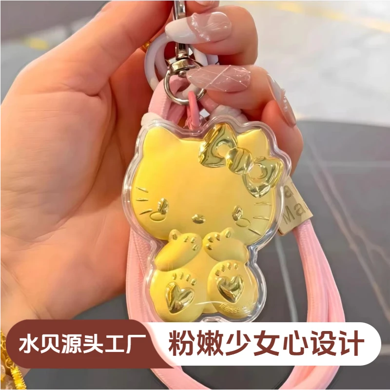 含金工艺品【质检发货】水贝源头工厂-Kitty猫手机挂件包包挂绳-