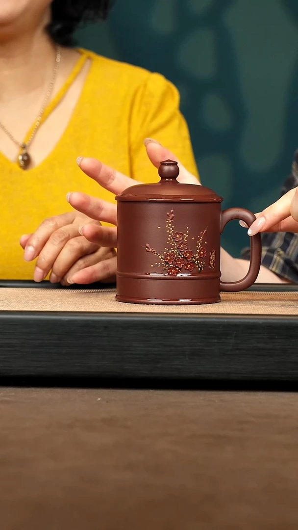 茶壶紫砂【竹叶盖杯】400c ZLM