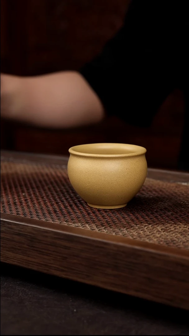 茶壶紫砂黄金段圆融杯