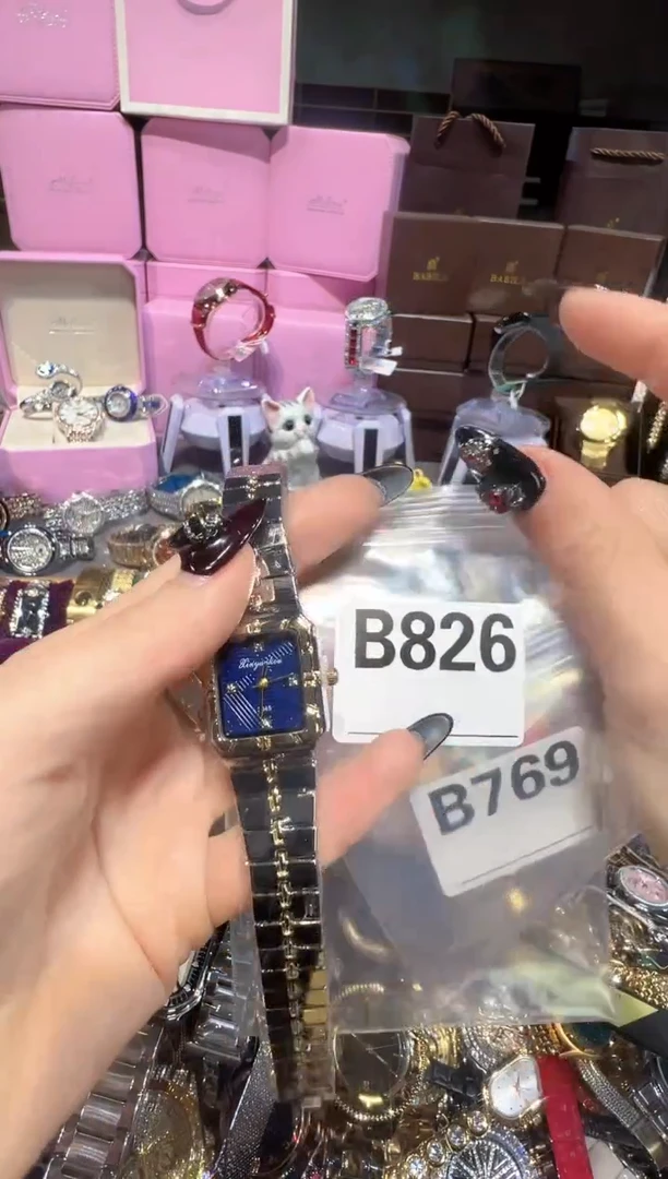 石英机芯不锈钢不锈钢直播定闪专用