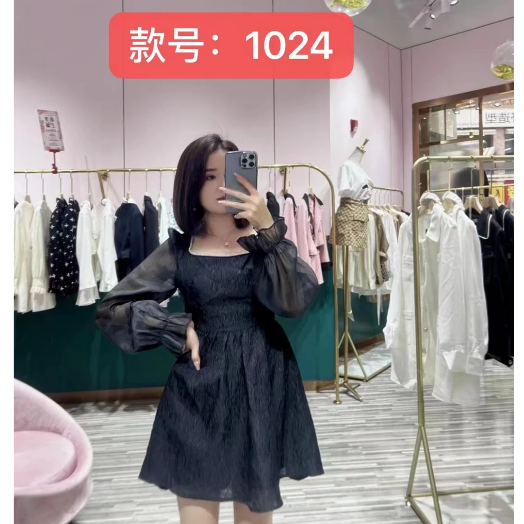 1024韩版时尚秋季连衣裙