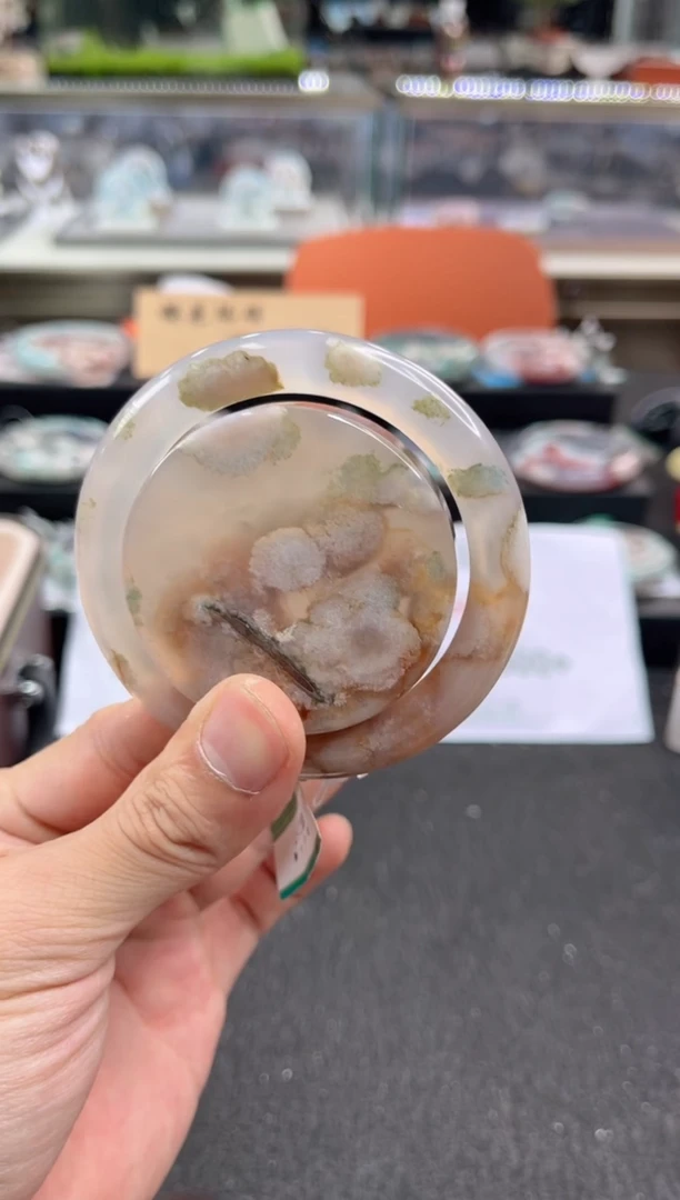 未镶嵌手镯石英质玉59圈口（赠品镯心）6039207