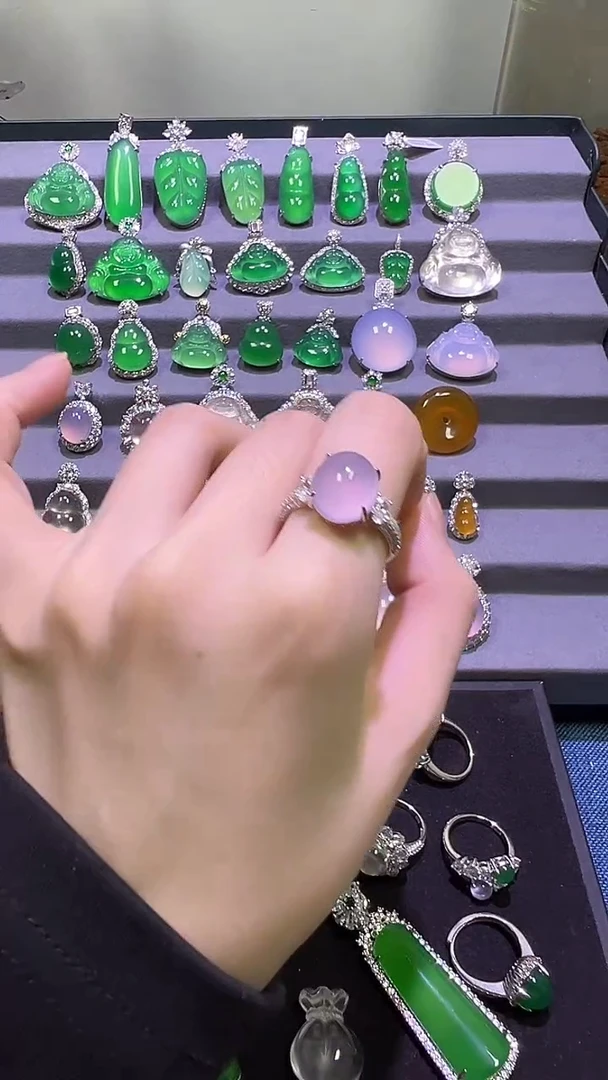 银S925镶嵌戒指玛瑙/玉髓小*1