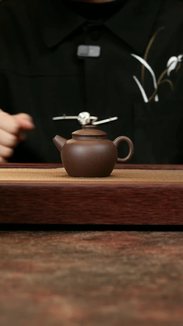 【闪购商品】紫砂茶宠紫玉金砂古巨轮