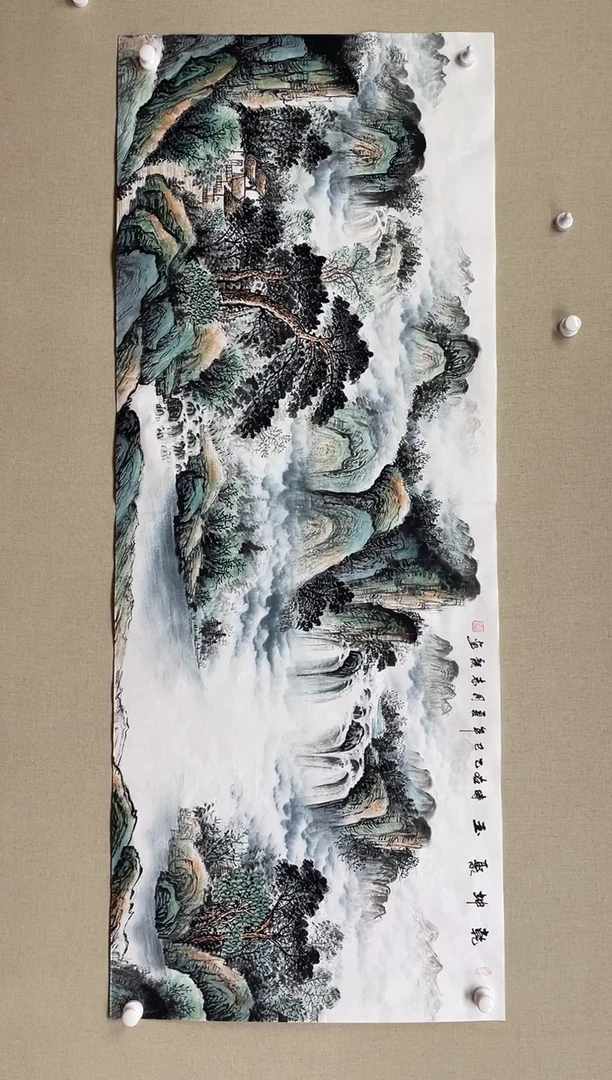 国画180*68 杨志龙杨志龙杨志龙杨志龙