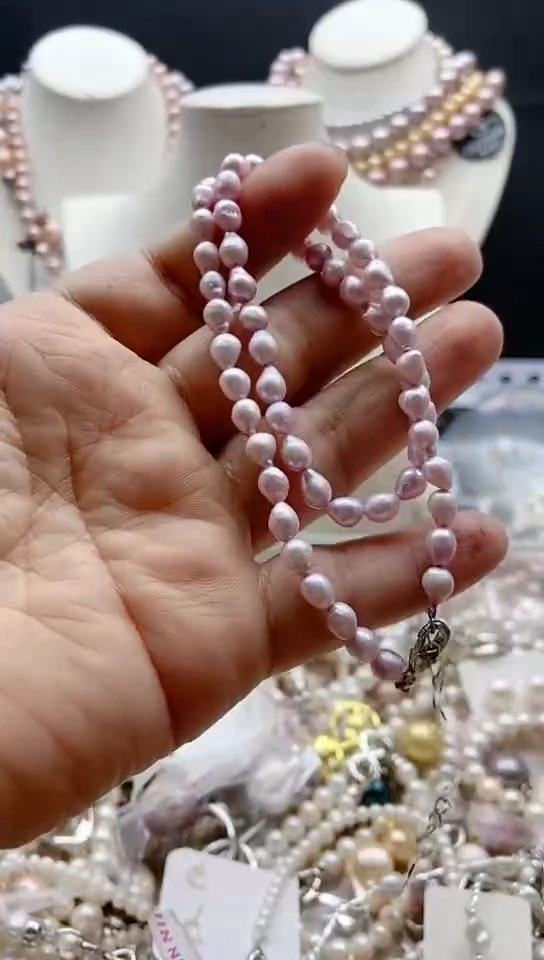 淡水珍珠未镶嵌颈饰1