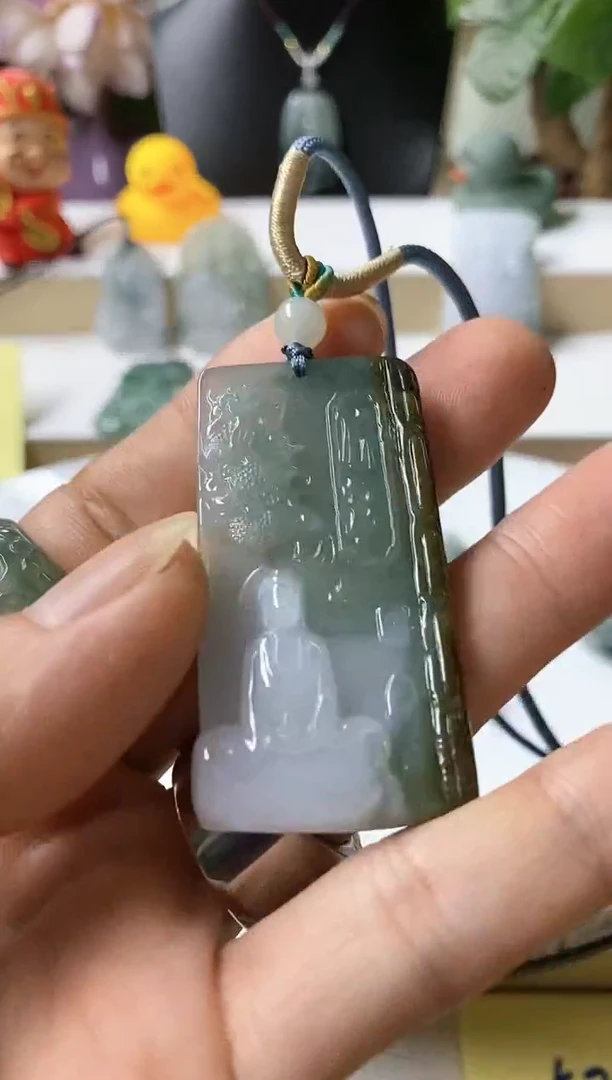 颈饰未镶嵌翡翠?****?1天然缅甸翡翠A货分两单