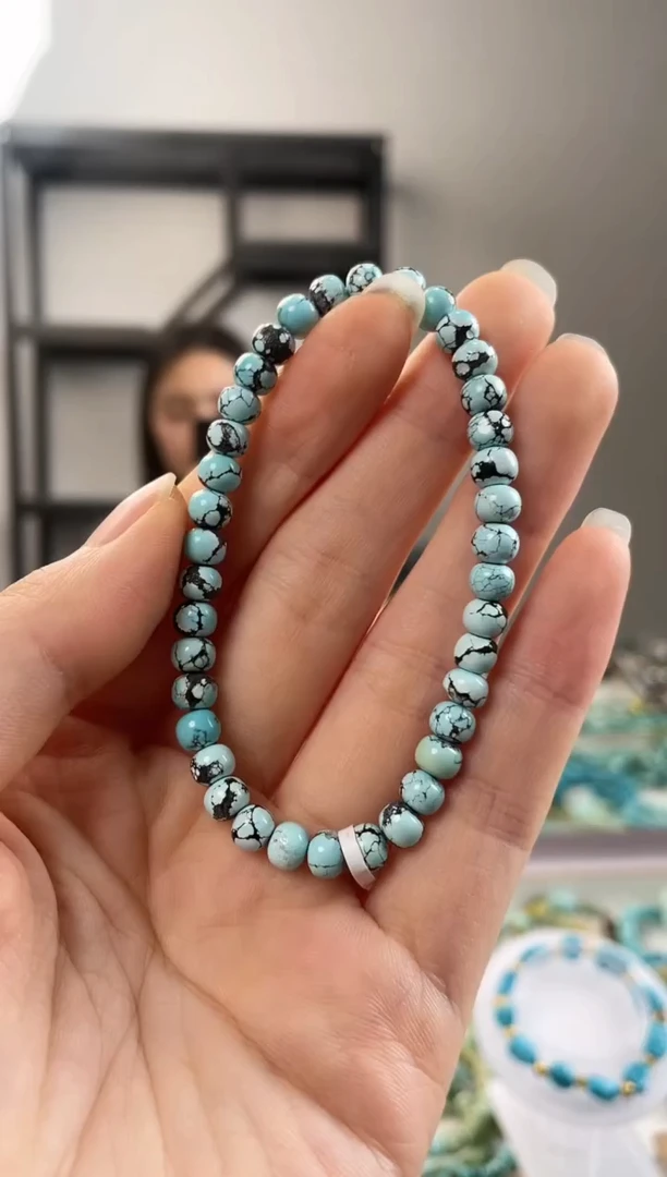 【闪购商品】绿松石珠宝奇石未镶嵌5.7+mm