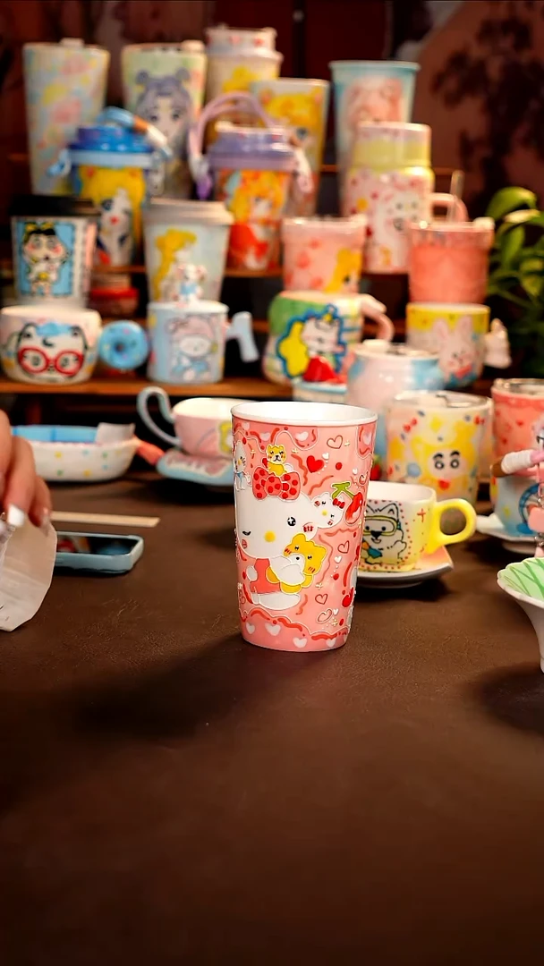 景德镇手工手绘杯杯