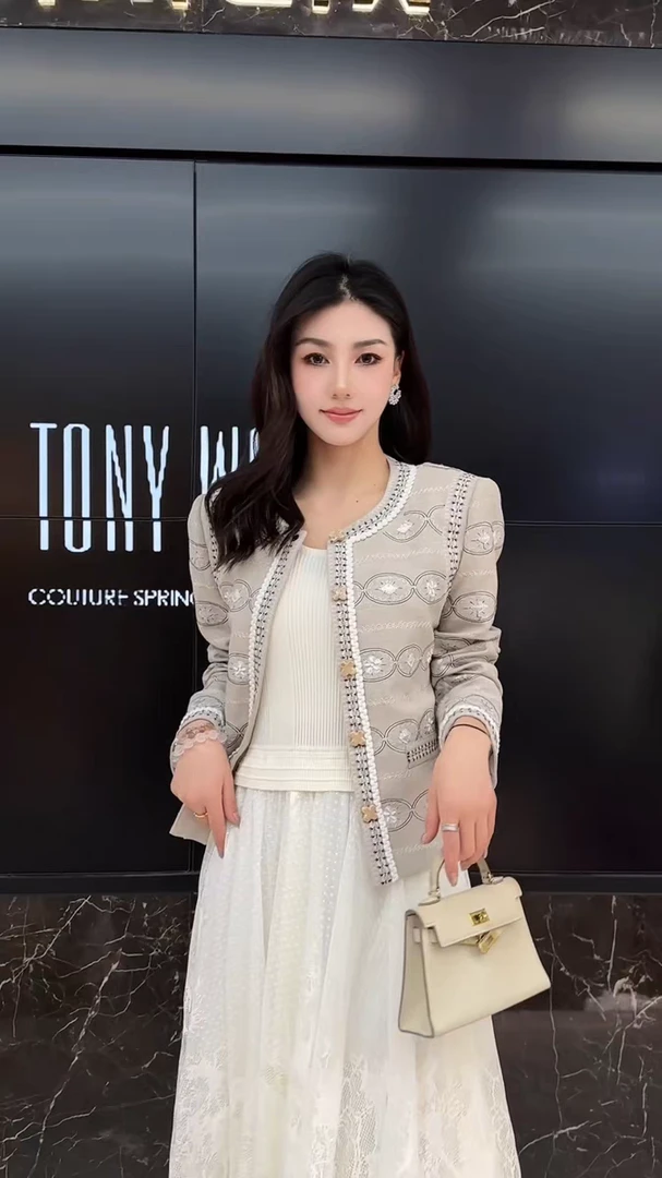 【琴】9599春装小个子百搭立领休闲宽松显瘦短外套女薄款夹克