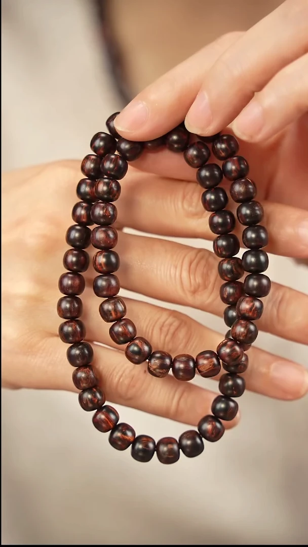 降真香手串/手链红降7x8老型锁骨链瑕疵-200