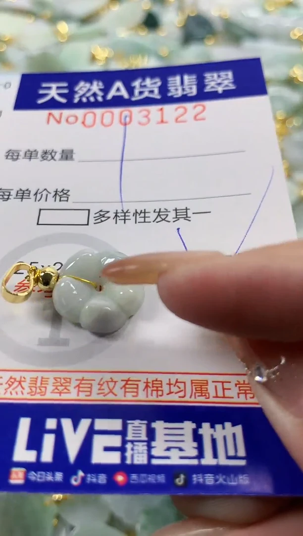 颈饰未镶嵌翡翠天然A货翡翠